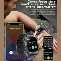 Thumbnail for 620mAh large battery durable military smart watch6