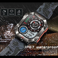 Thumbnail for 620mAh large battery durable military smart watch8