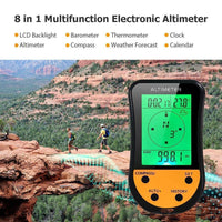 Thumbnail for Survival Gears Depot 8-in-1 Multifunction Digital Altimeter with Barometer, Compass, Thermometer, Weather Forecast, Clock, and Calendar