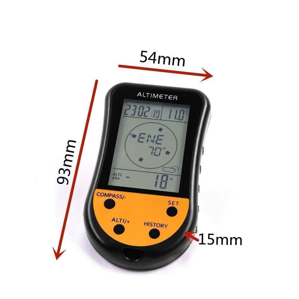 Compact Digital Barometer 8-in-1 Digital Altimeter Barometer Compass Thermometer Outdoor Gear ...