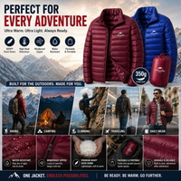 Thumbnail for Ultra Dry 800FP Duck's Down Jacket for Outdoor Camping and Hiking - Lightweight Outdoor Coat