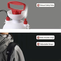 Thumbnail for All-in-One 4/8L Portable Camping Shower with 3m Hose – No Power Needed! Perfect for Travel, Hiking, Pets & Car Wash