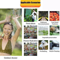 Thumbnail for All-in-One 4/8L Portable Camping Shower with 3m Hose – No Power Needed! Perfect for Travel, Hiking, Pets & Car Wash
