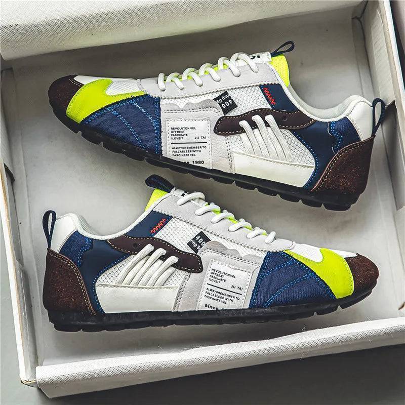 Men’s Trend Designer Sneakers | Breathable Street Skate Shoes | Casual Fashion Flats for Everyday Wear