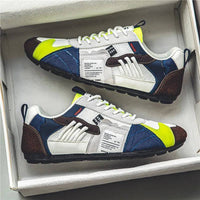 Thumbnail for Men’s Trend Designer Sneakers | Breathable Street Skate Shoes | Casual Fashion Flats for Everyday Wear