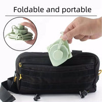 Thumbnail for 600ml Collapsible Silicone Water Bottle – Portable, Leakproof & Eco-Friendly for Travel, Hiking, Gym, and Everyday Use