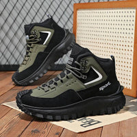 Thumbnail for Men’s Waterproof Hiking & Safety Sneakers – Non-Slip, Anti-Puncture, High-Top Outdoor Boots