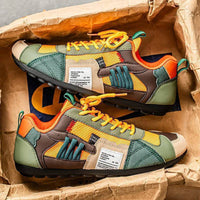 Thumbnail for Men’s Trend Designer Sneakers | Breathable Street Skate Shoes | Casual Fashion Flats for Everyday Wear