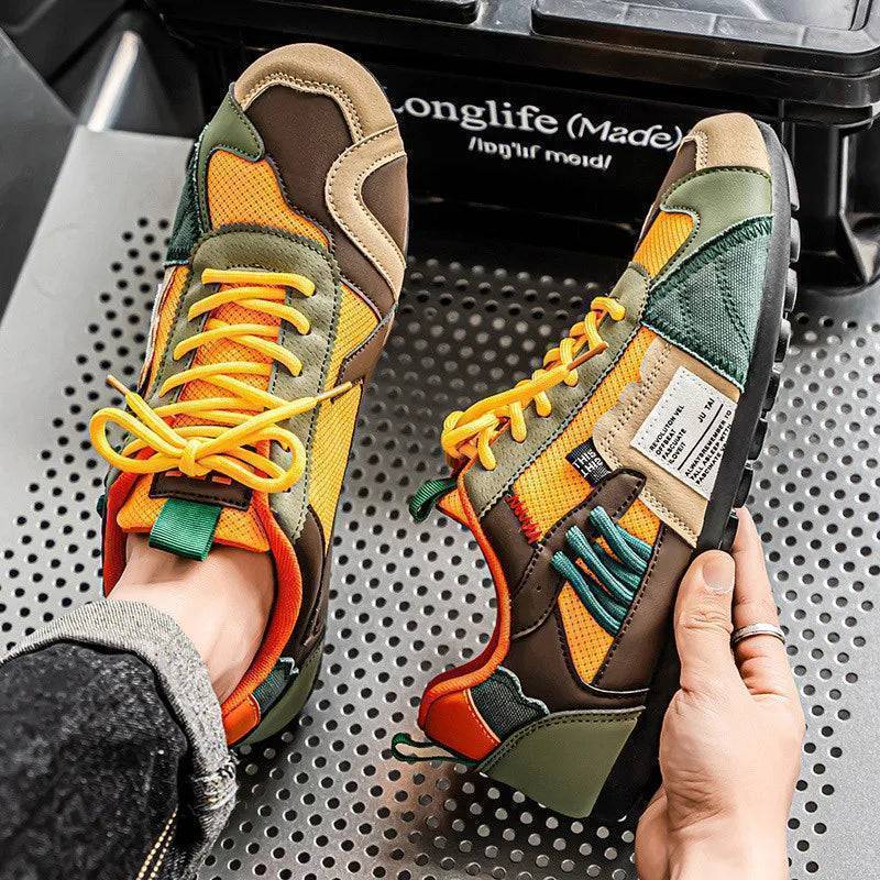 Men’s Trend Designer Sneakers | Breathable Street Skate Shoes | Casual Fashion Flats for Everyday Wear