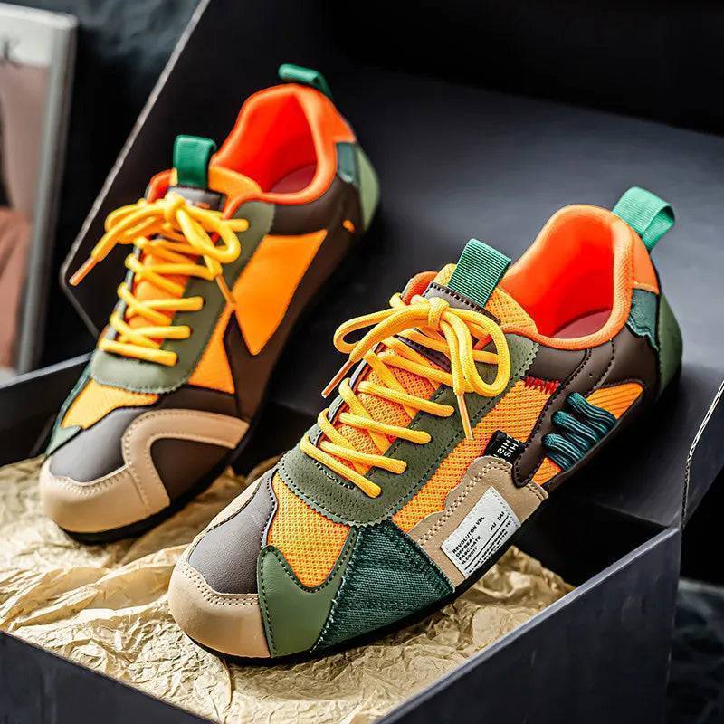 Men’s Trend Designer Sneakers | Breathable Street Skate Shoes | Casual Fashion Flats for Everyday Wear