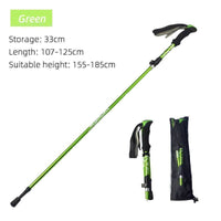 Thumbnail for 5-Section Foldable Trekking Pole – Lightweight Telescopic Hiking & Walking Stick with Carbon Steel Shaft and Foam Grip