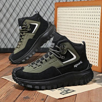 Thumbnail for Men’s Waterproof Hiking & Safety Sneakers – Non-Slip, Anti-Puncture, High-Top Outdoor Boots