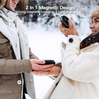 Thumbnail for 🔥 2-in-1 Rechargeable Magnetic Hand Warmers with Digital Display – Portable Pocket Heater, Fast Heating & Long-Lasting Warmth (2 Pack)