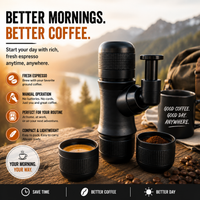 Thumbnail for JavaJet Portable Manual Espresso Maker: Enjoy Perfect Espresso Anywhere!