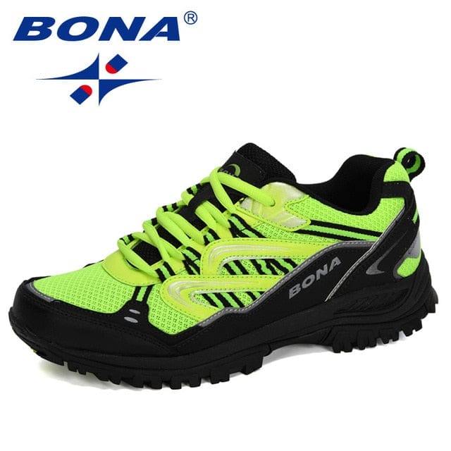 Bona official store Hiking Shoes Charcoal grey Fgreen / 8 Trendy Sneakers Hiking Shoes