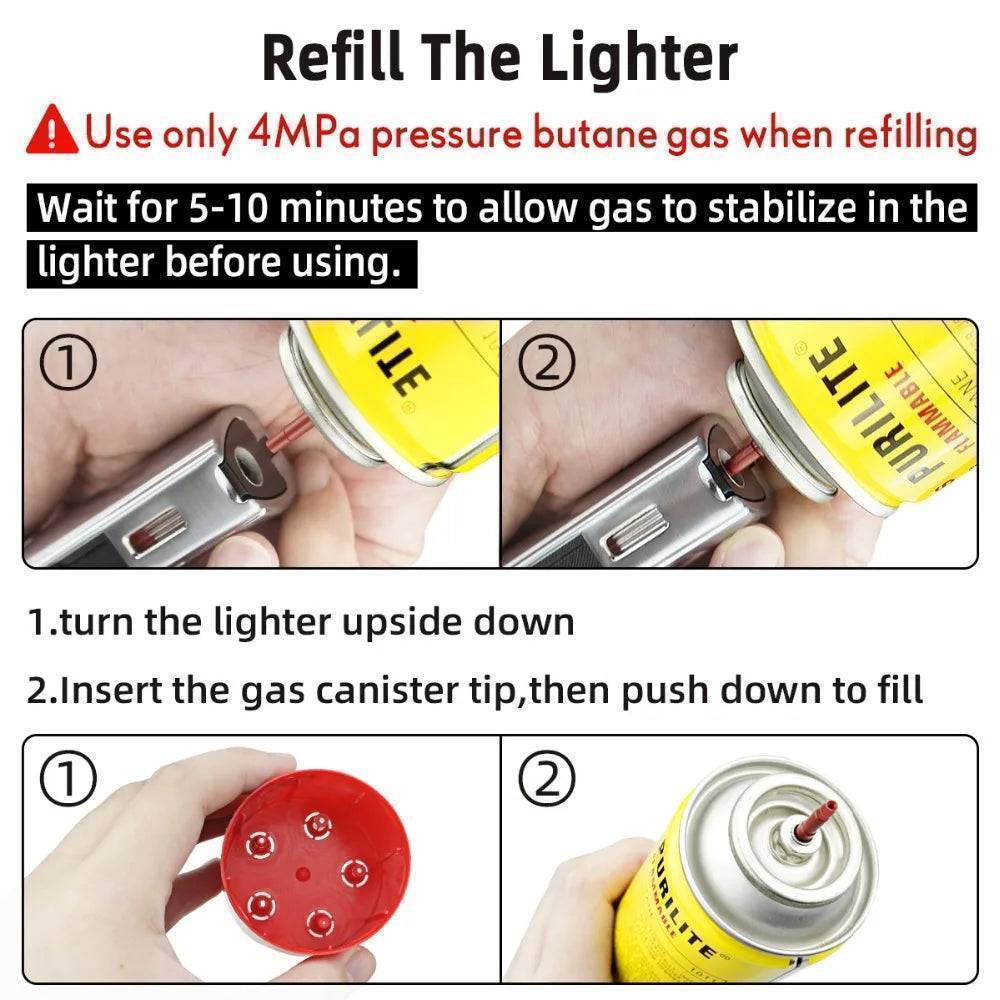 Portable Torch Jet Lighter with 4 Jet Flame