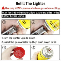 Thumbnail for Portable Torch Jet Lighter with 4 Jet Flame