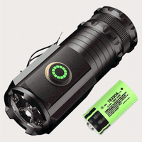 Thumbnail for Survival Gears Depot Lights & Lighting USB Rechargeable LED Flashlight With Magnet for Hiking Camping