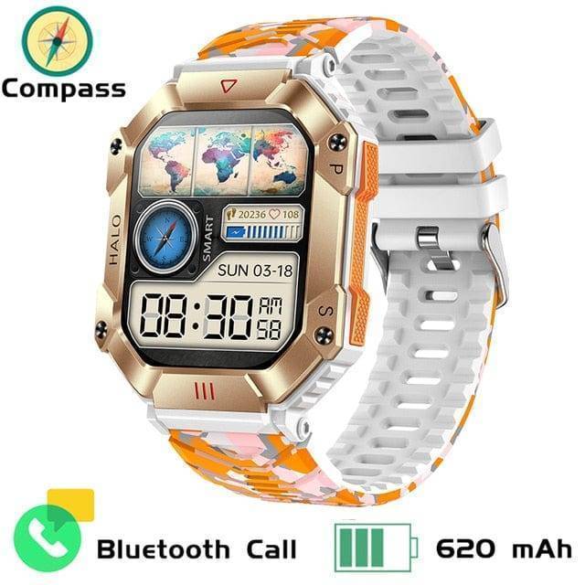 620mAh large battery durable military smart watch5