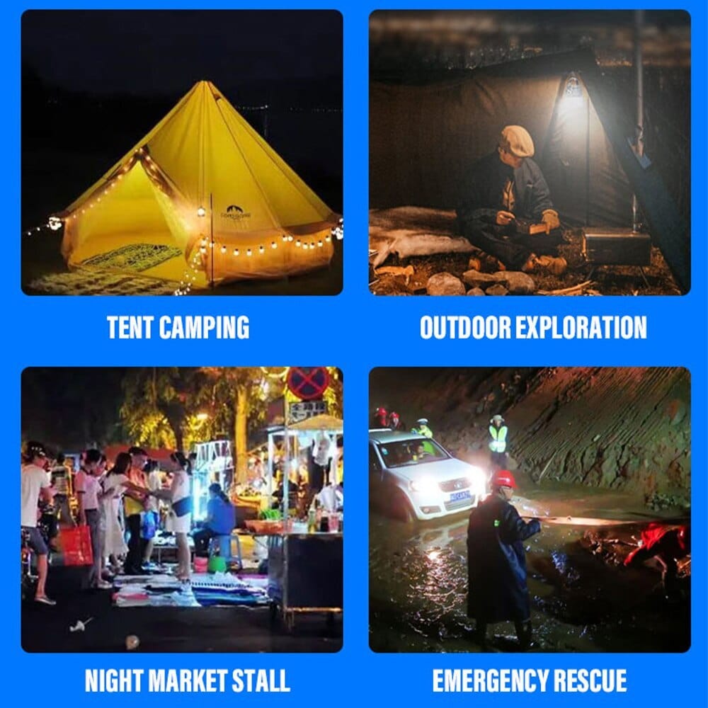 Aliexpress Package list Rechargeable Super Bright LED Camping Light