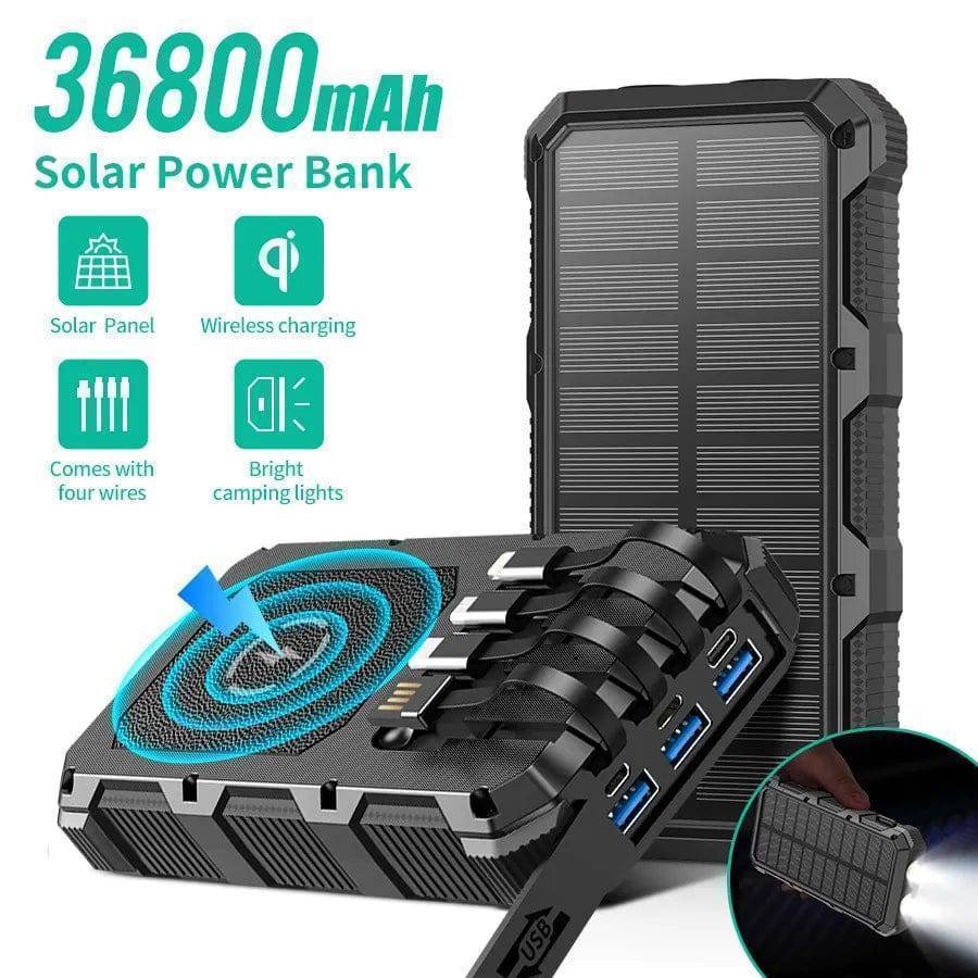 Efficient and Reliable 36800mAh Portable Wireless Quick Charger - Never Run Out of Power Again6