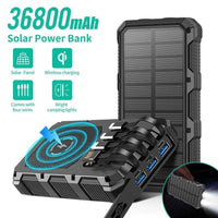 Thumbnail for Efficient and Reliable 36800mAh Portable Wireless Quick Charger - Never Run Out of Power Again6