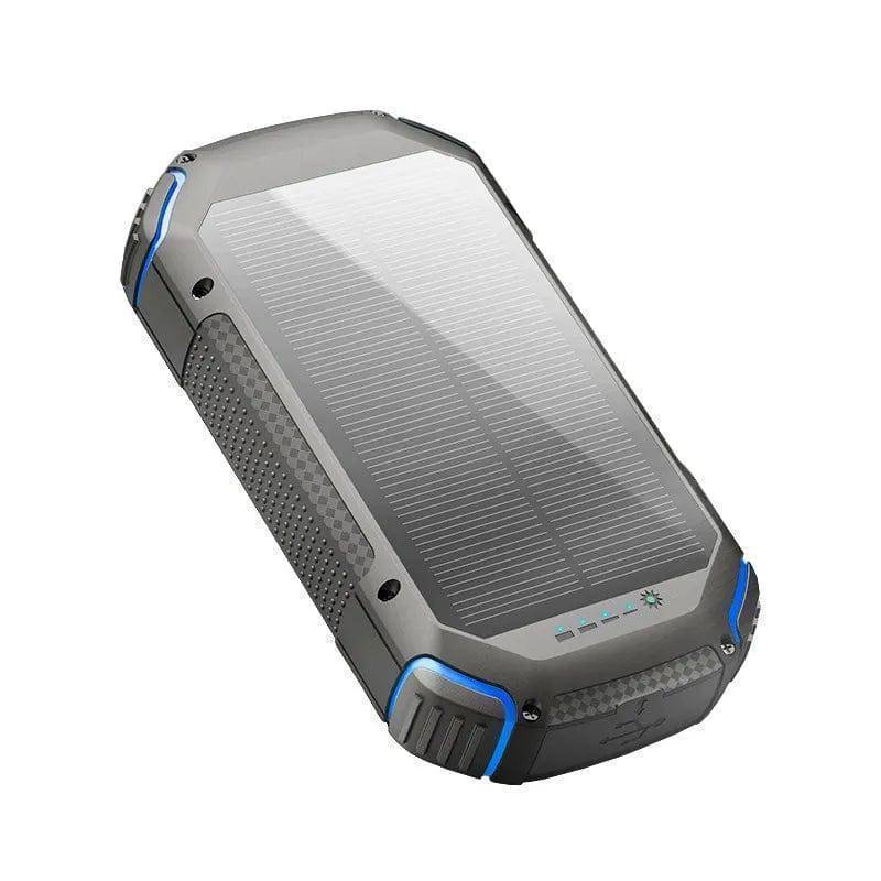 Survival Gears Depot Phones & Telecommunications blue||14 / 10000mAh||200001063 20000mAh Solar Power Bank with Fast Charging, Waterproof Design, and Red Warning Light for Emergency Situations