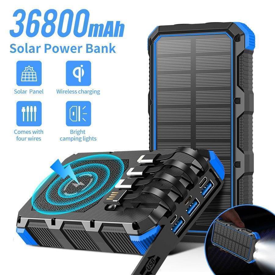 Efficient and Reliable 36800mAh Portable Wireless Quick Charger - Never Run Out of Power Again1