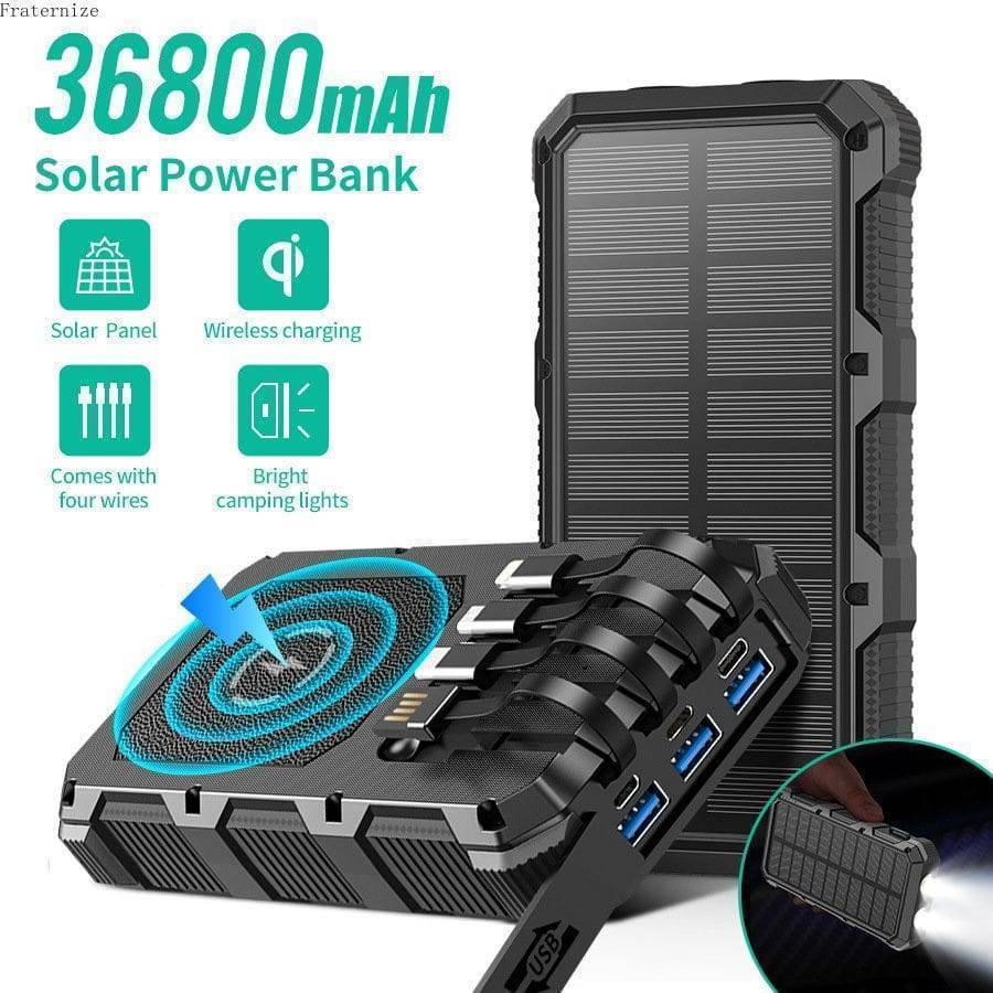 Efficient and Reliable 36800mAh Portable Wireless Quick Charger - Never Run Out of Power Again7