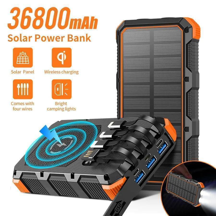 Efficient and Reliable 36800mAh Portable Wireless Quick Charger - Never Run Out of Power Again4