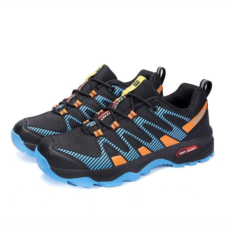 Survival Gears Depot Sports Shoes,Clothing&Accessories Black Orange||14 / 39||200000124 Trek with Confidence and Stay Cool with Our Breathable Men's Hiking Shoes, Perfect for Climbing and Exploration