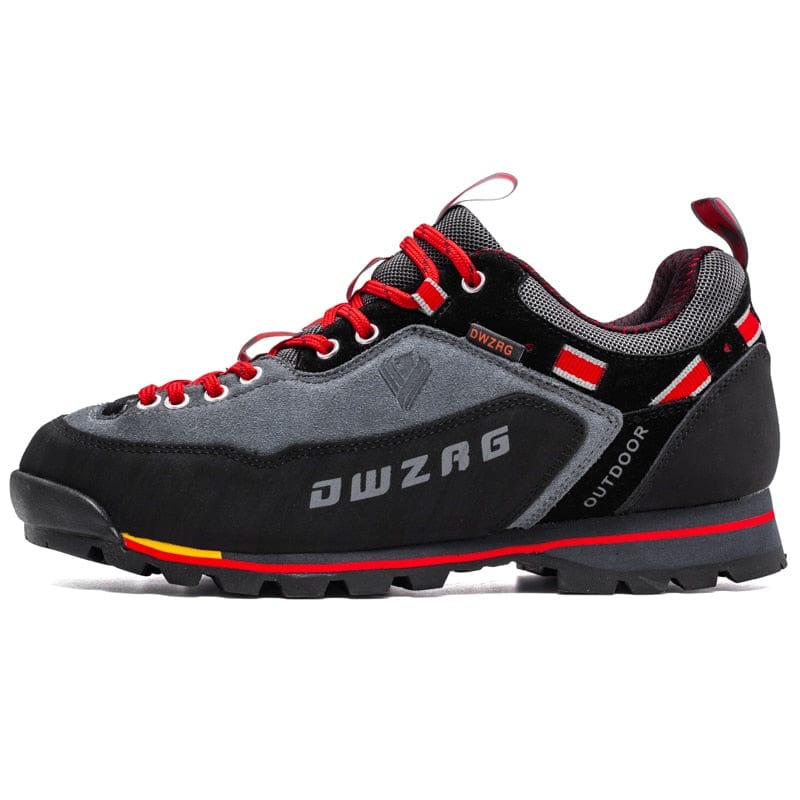 Survival Gears Depot Sports Shoes,Clothing&Accessories BlackGreyRed||14 / Eur 43||200000124 Waterproof and Anti-Slip Hiking Shoes for Adventurous Men - Experience Ultimate Comfort and Durability on Your Trekking Expeditions