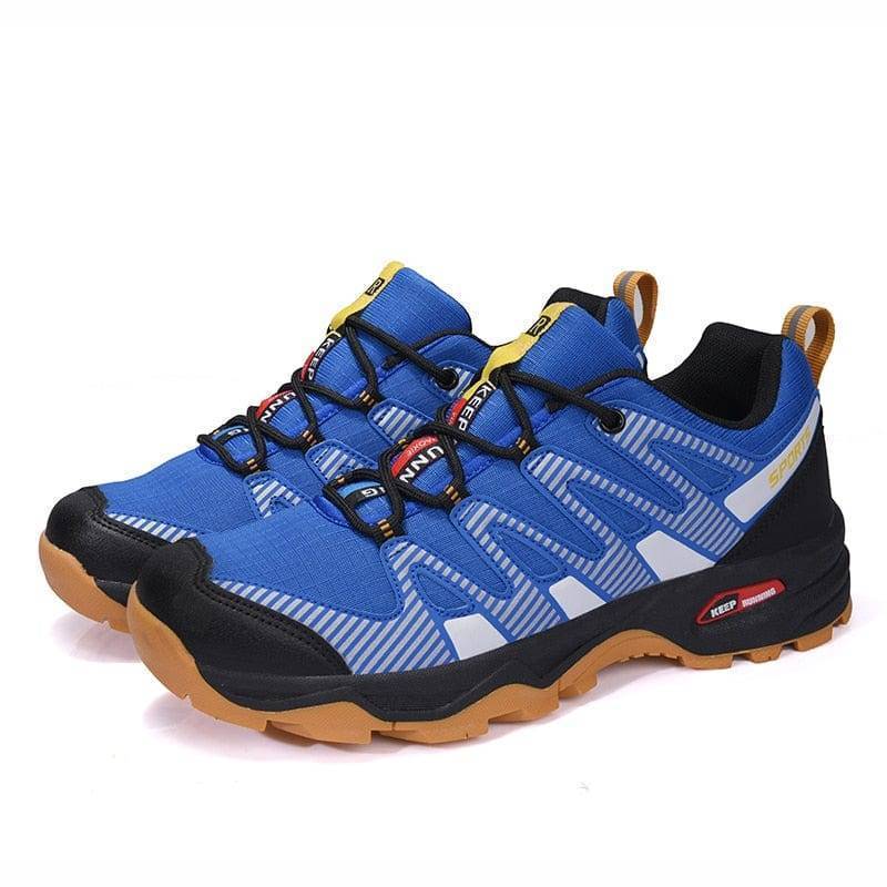 Survival Gears Depot Sports Shoes,Clothing&Accessories Blue||14 / 41||200000124 Trek with Confidence and Stay Cool with Our Breathable Men's Hiking Shoes, Perfect for Climbing and Exploration