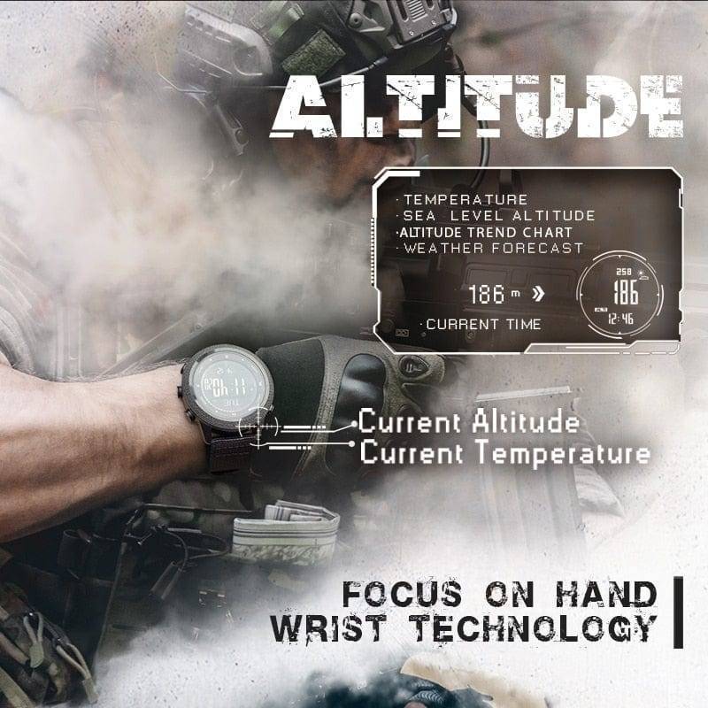 Survival Gears Depot Watches Default SKU Conquer Every Terrain: NORTH EDGE APACHE-46 Men's Digital Watch with Altitude, Weather, and Direction Indicators