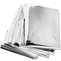 Thumbnail for 10pcs 210x130cm silver emergency outdoor survival blankets3