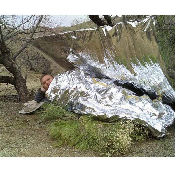 10pcs 210x130cm silver emergency outdoor survival blankets8