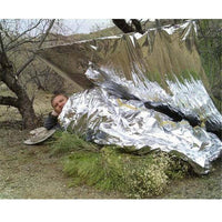 Thumbnail for 10pcs 210x130cm silver emergency outdoor survival blankets8