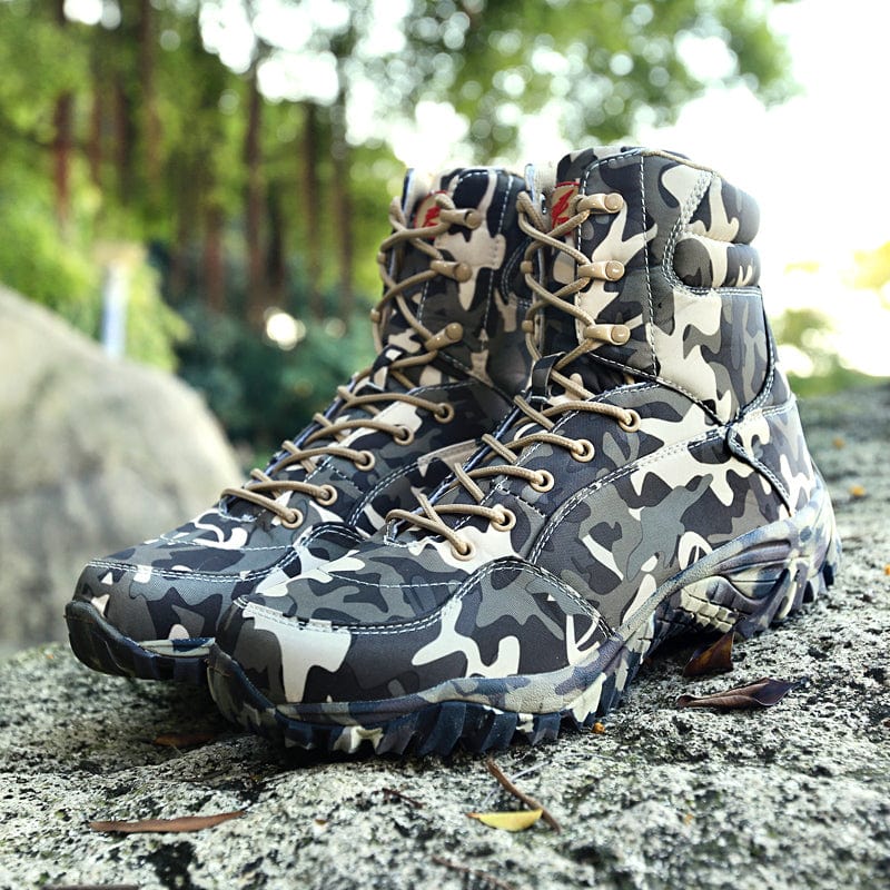 Survival Gears Depot 4 Trekking Canvas Camo Boots