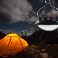Thumbnail for LED outdoor camping lantern light with lampshade circle in battery or rechargeable mode2