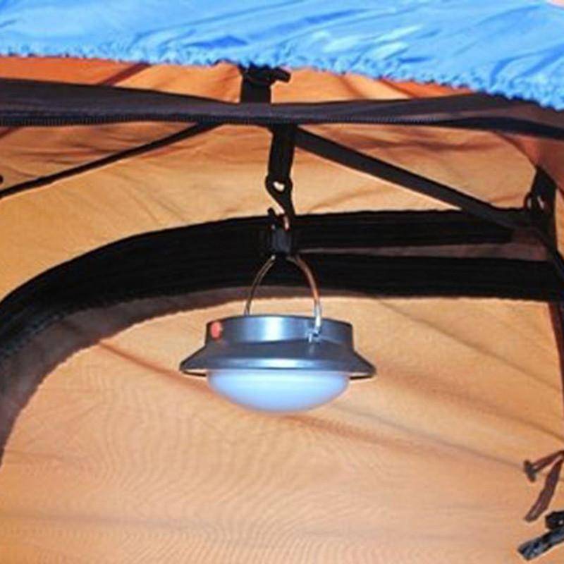 LED outdoor camping lantern light with lampshade circle in battery or rechargeable mode6