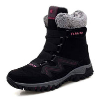 Thumbnail for Survival Gears Depot Ankle Boots Rosy Red / 34 Suede Leather Outdoor Snow Boots