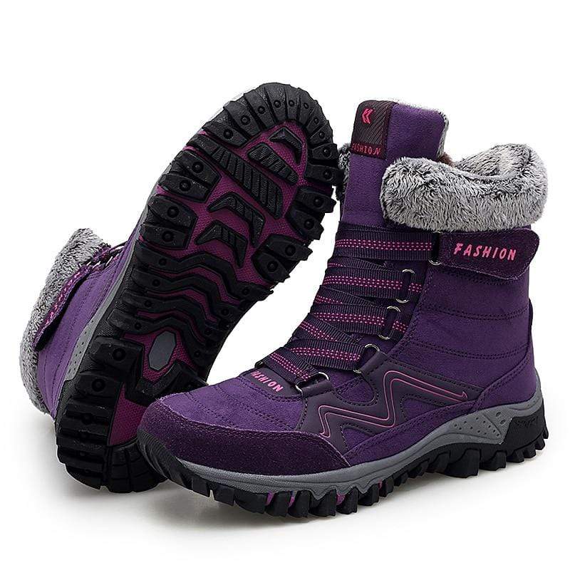 Survival Gears Depot Ankle Boots Suede Leather Outdoor Snow Boots