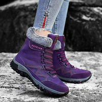 Thumbnail for Survival Gears Depot Ankle Boots Suede Leather Outdoor Snow Boots