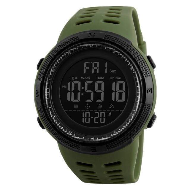 Wiio Army green Outdoor Sports Chronos Watches
