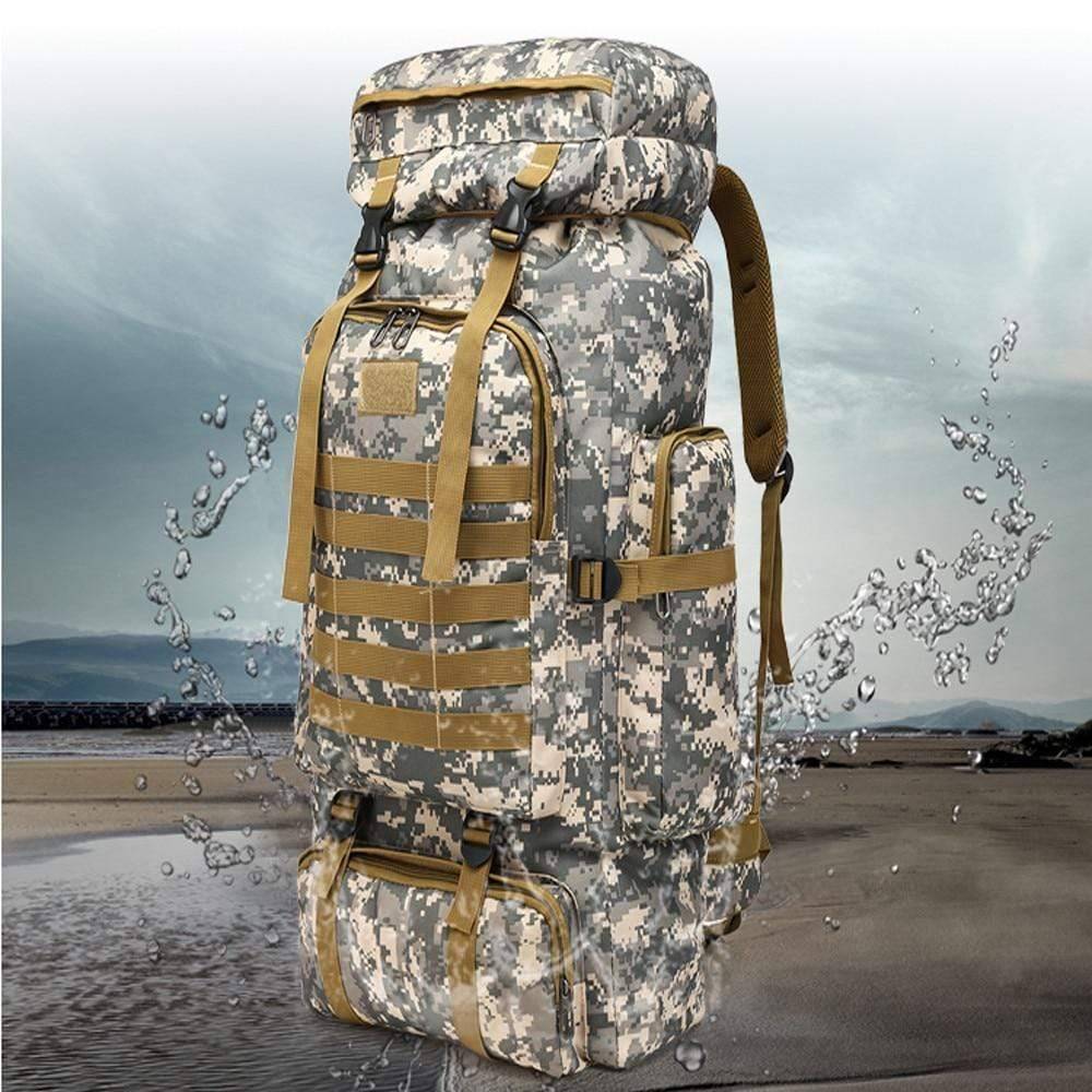 Designer Army Backpack Durable 60L Military Tactical Backpack for Outdoor Adventures ...