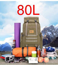 Thumbnail for 80L Tactical Backpack suitable for outdoor and military use4