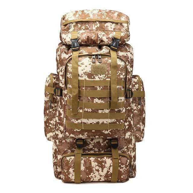 Survival Gears Depot Backpacks Brown 60L Military Tactical Backpack