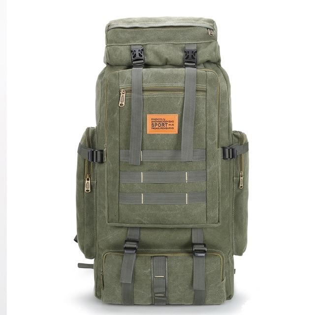 Survival Gears Depot Backpacks Green 80L Outdoor Tactical Military Backpack