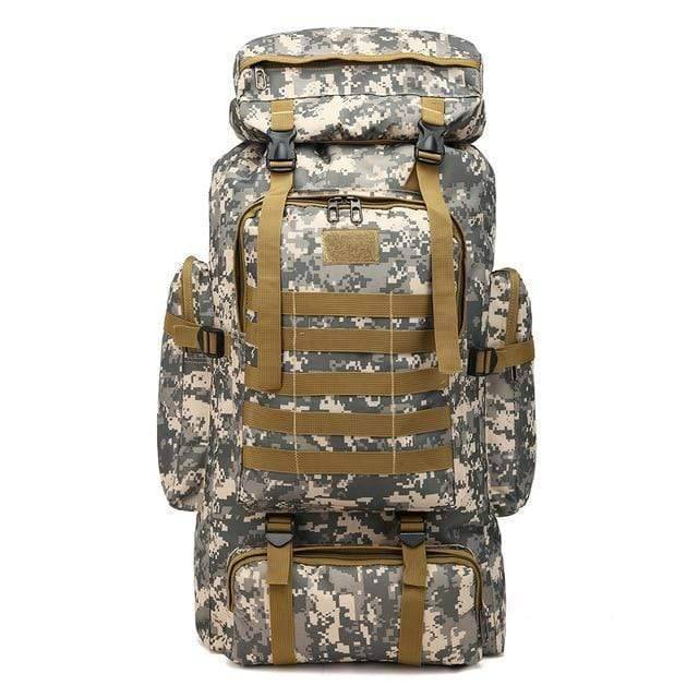 Survival Gears Depot Backpacks Grey 60L Military Tactical Backpack