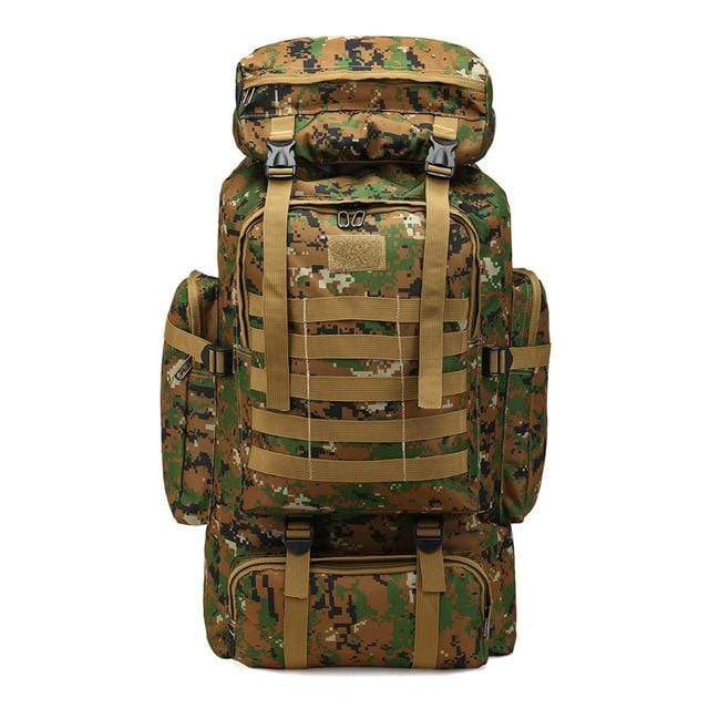 Survival Gears Depot Backpacks Khaki 60L Military Tactical Backpack